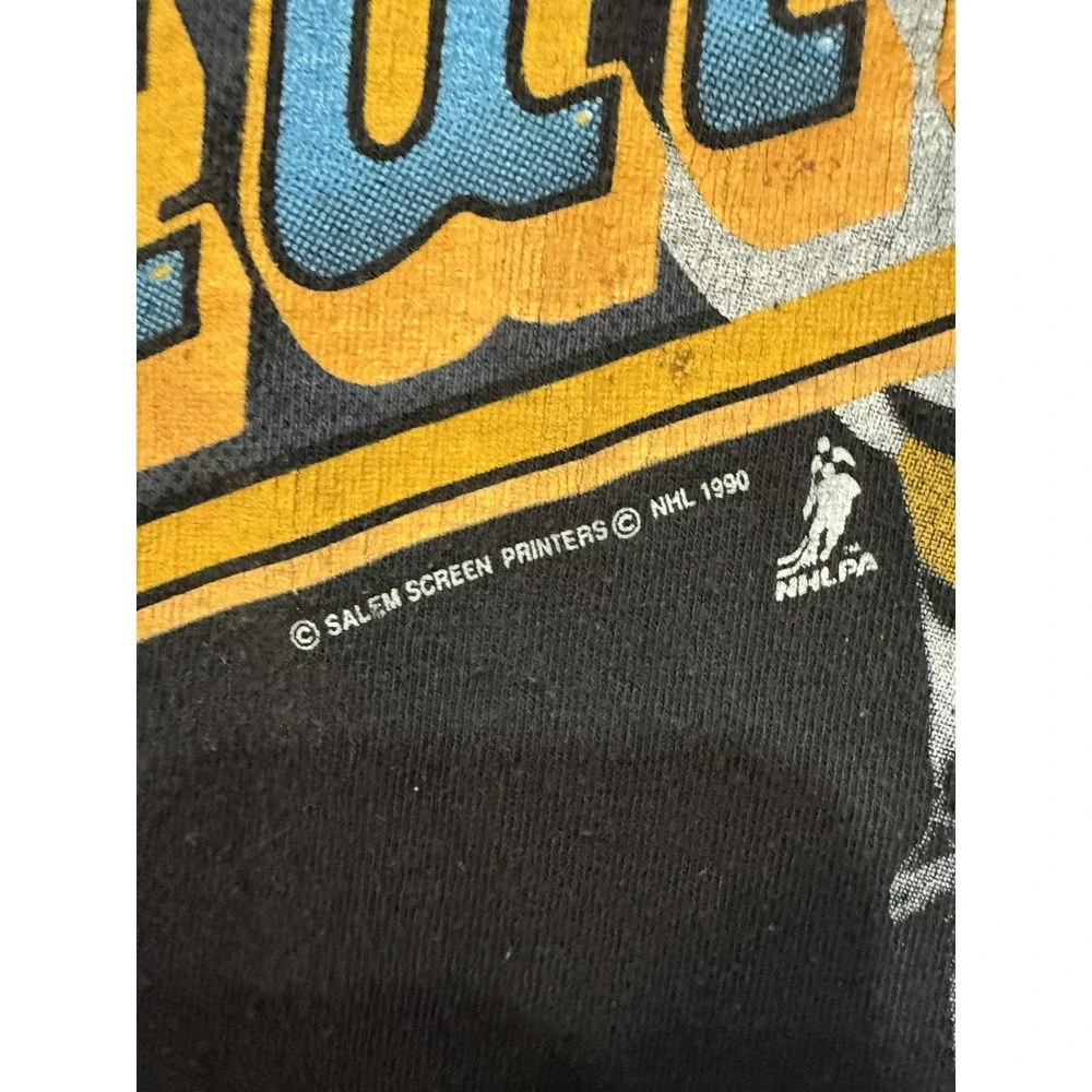 Vintage 90s Boston‎ Bruins Shirt Mens Medium NHL Hockey Salem Single Stitch RARE